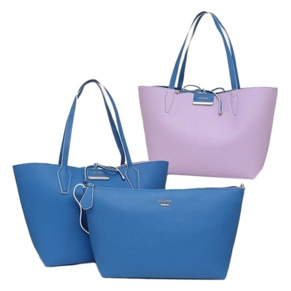 Guess Bobbi Reversible Tote Bag Purse - Picture 8 of 8